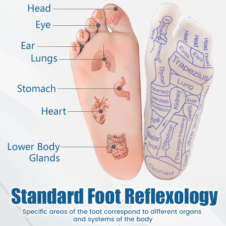 Ceoerty™ AcuReflexology Relief Chart Socks