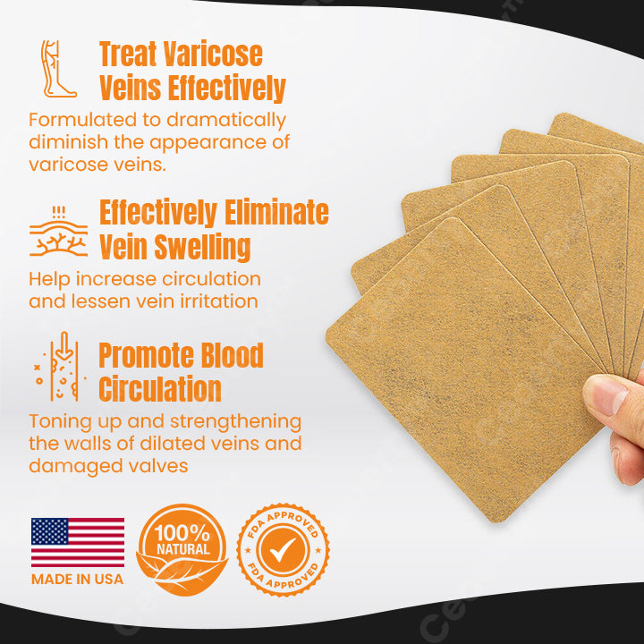 Ceoerty™ VaricoRelief Turmeric Patches