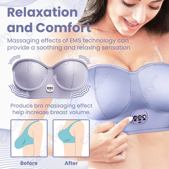 Ceoerty™ MAXLift EMS Bust Massager Bra