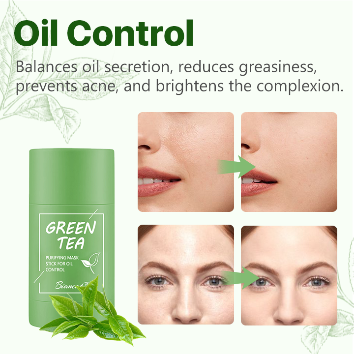 Biancat™ Green Tea Purifying Mask Stick for Oil Control