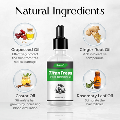 Biancat™ TitanTress Organic Beard Growth Oil