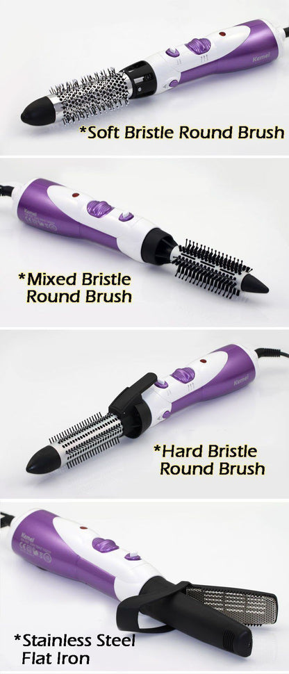 2 in 1 Auto Hair Curling Brush