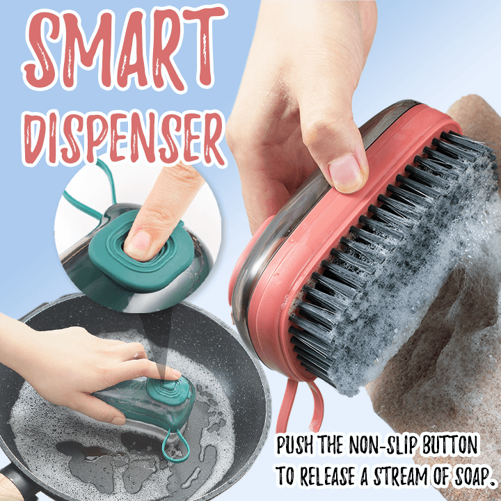 2-in-1 Soap Dispensing Cleaning Brush