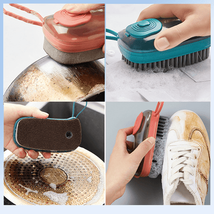 2-in-1 Soap Dispensing Cleaning Brush